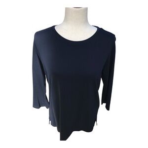 Land’s End Women's Navy Knit Top